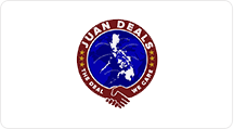 juan deal's company logo with the Philippine map