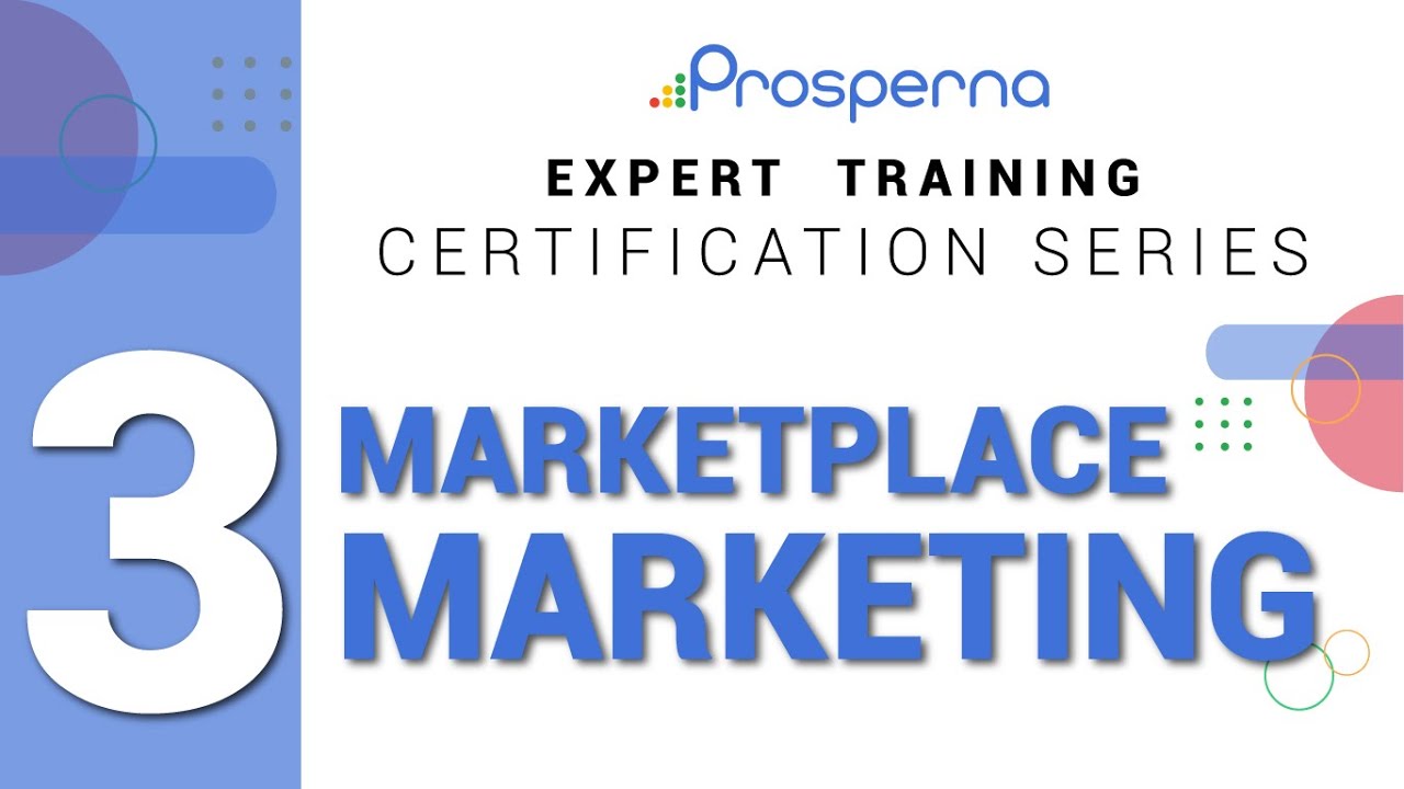Prosperna Marketing Site | Marketplace Marketing | Prosperna Expert Training Certification