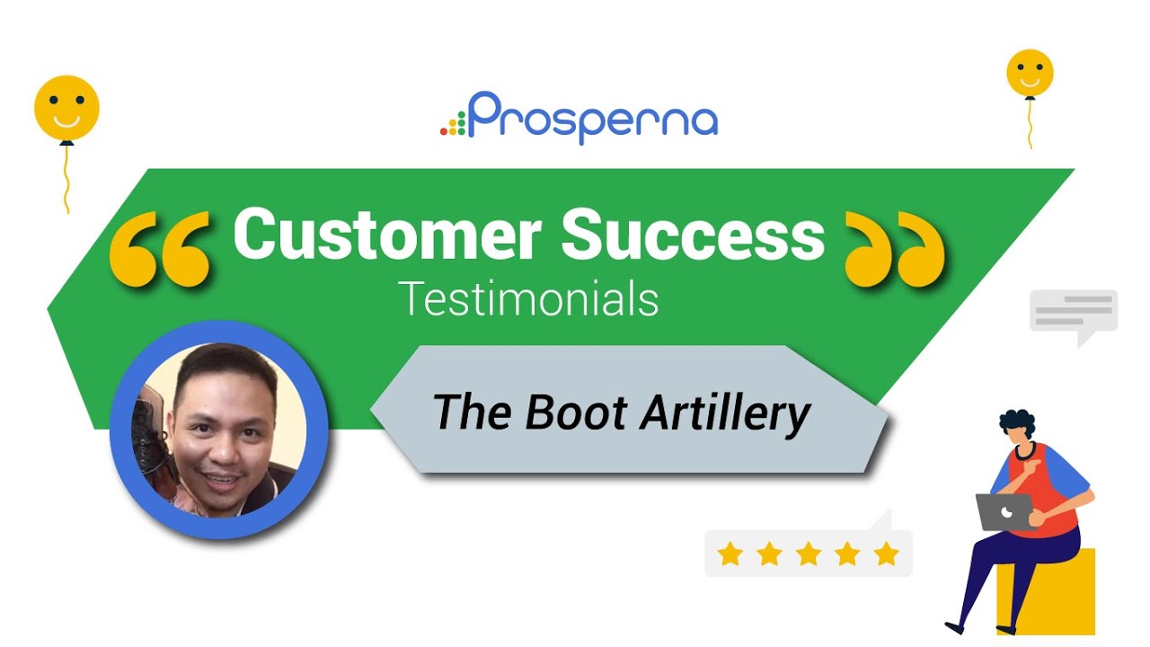 Prosperna Marketing Site | Greg Balondo of The Boot Artillery | Customer Success Stories | Prosperna