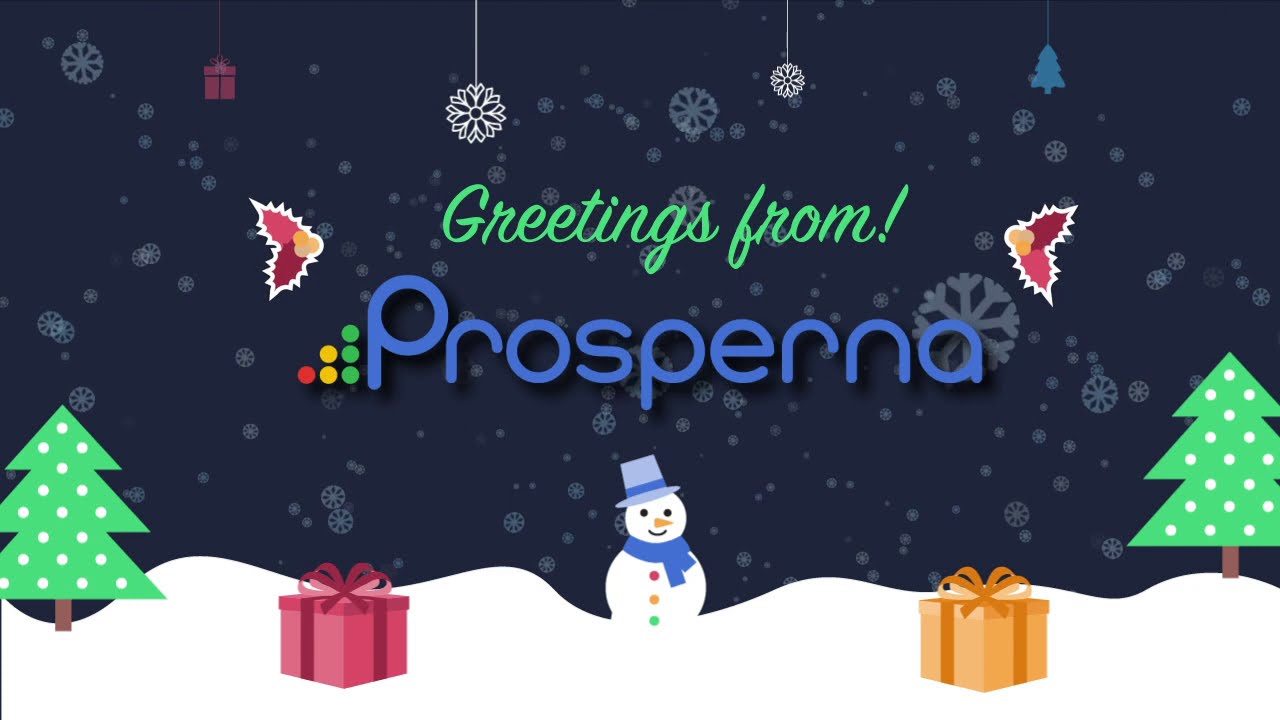Prosperna Marketing Site | HAPPY HOLIDAYS from PROSPERNA!