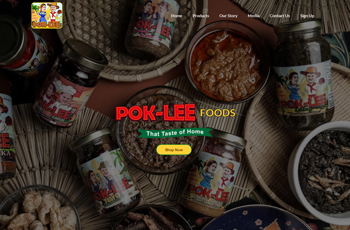 pok-lee's products in small bottles