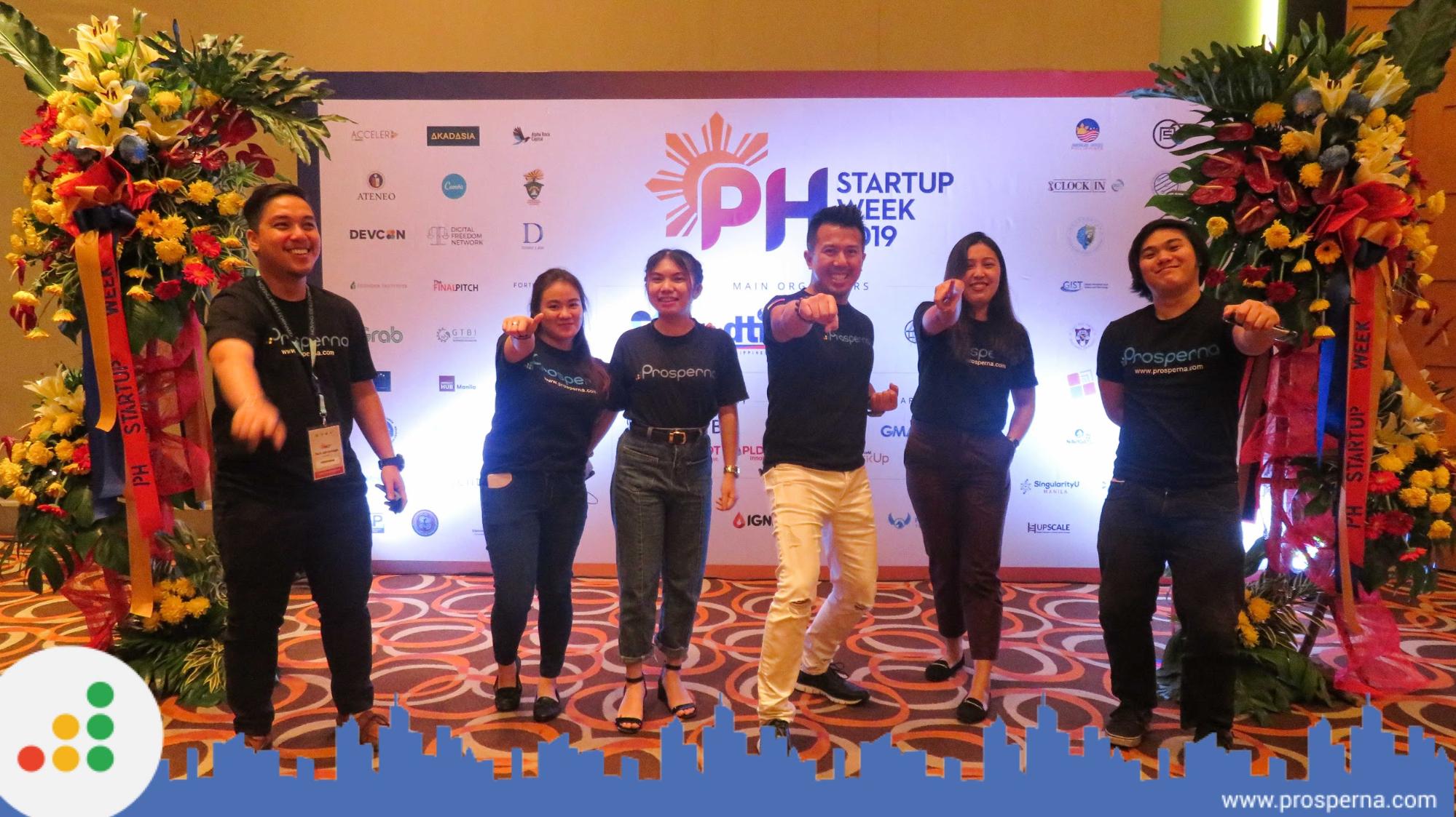 Prosperna Marketing Site | Prosperna Joined the Philippine Startup Week 2019