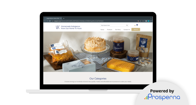 Prosperna Marketing Site | Client Feature: The Vargas Kitchen Story