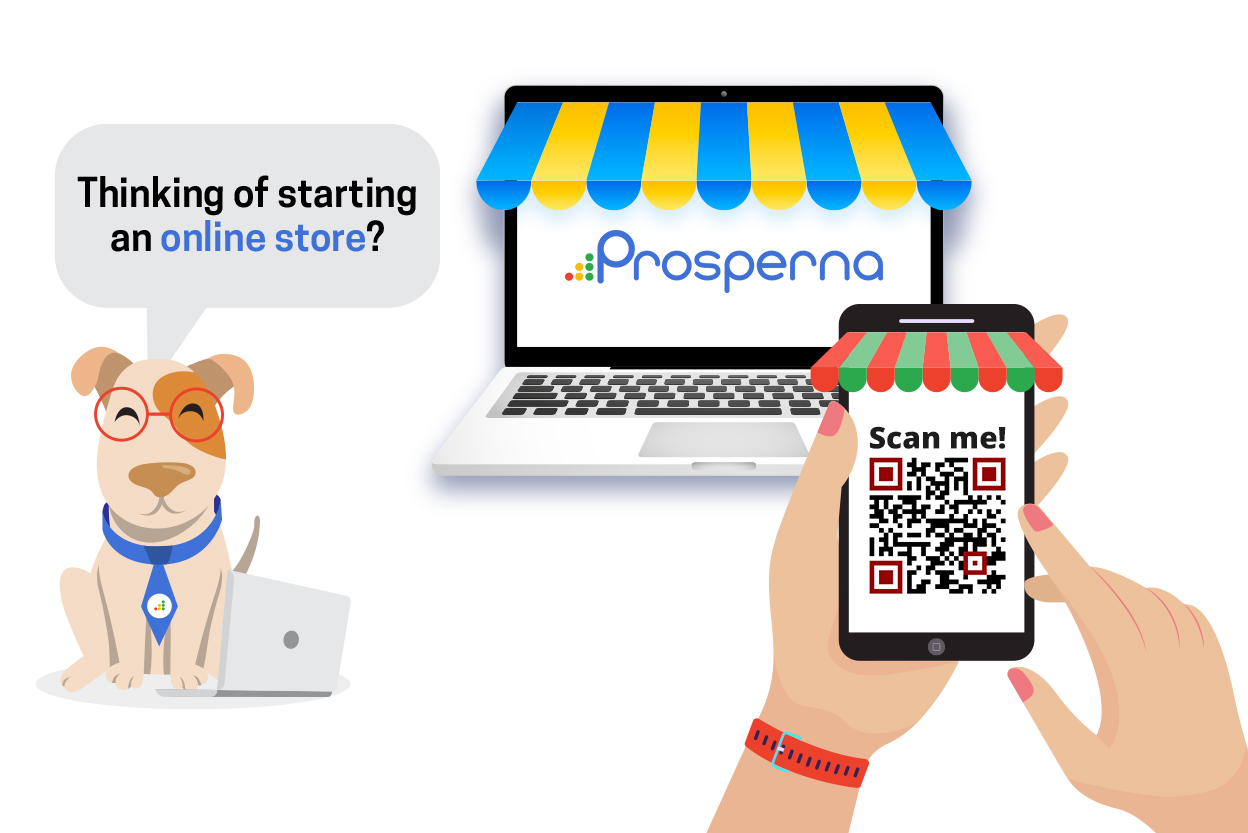 Thinking of starting an online store? Scan me!