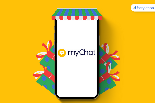 myChat home screen