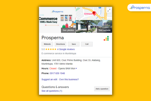 Prosperna Marketing Site | Reasons Why Small Businesses Need an eCommerce Website