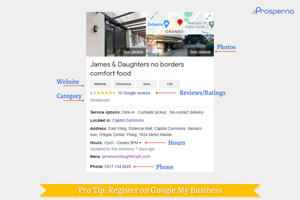 promote business during holiday: Google My Business profile