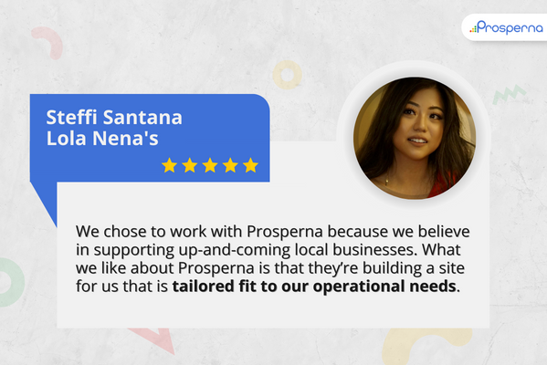 Prosperna Review from Lola Nena's