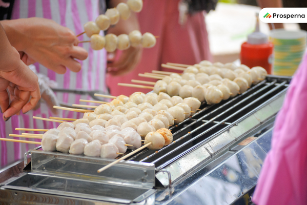 street food business manila - fishballs