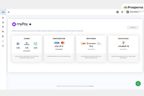 Integrated ecommerce: Set up payment