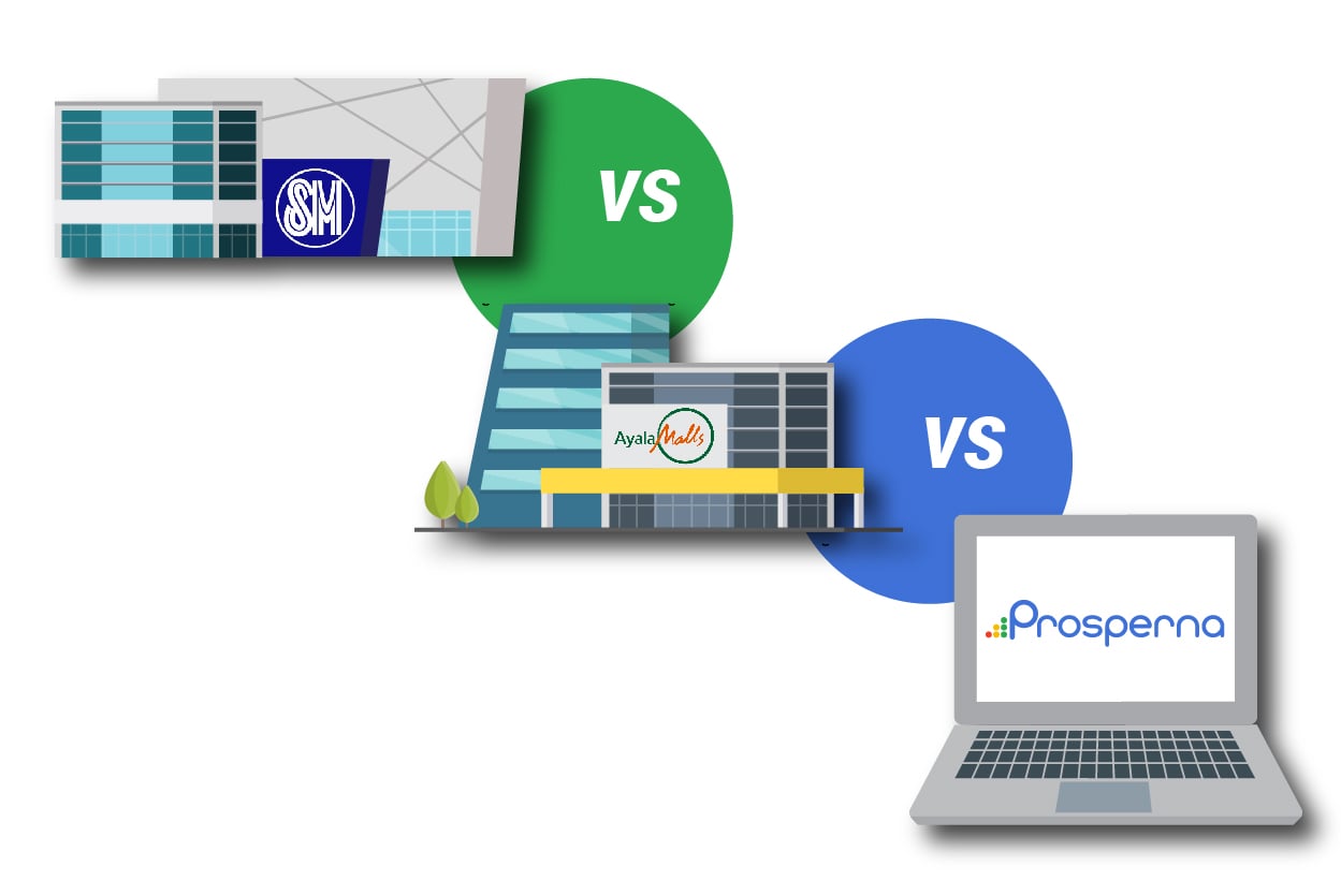 Prosperna Marketing Site | SM & Ayala Malls VS Prosperna: Which Setup Costs More?